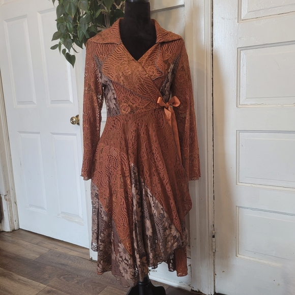 Dor Dor Jackets & Blazers - Asymmetrical Lace Fairycore Whimsy Cottagecore Dress/Jacket